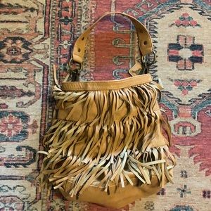 Carlos Santana Hobo Fringe Purse
